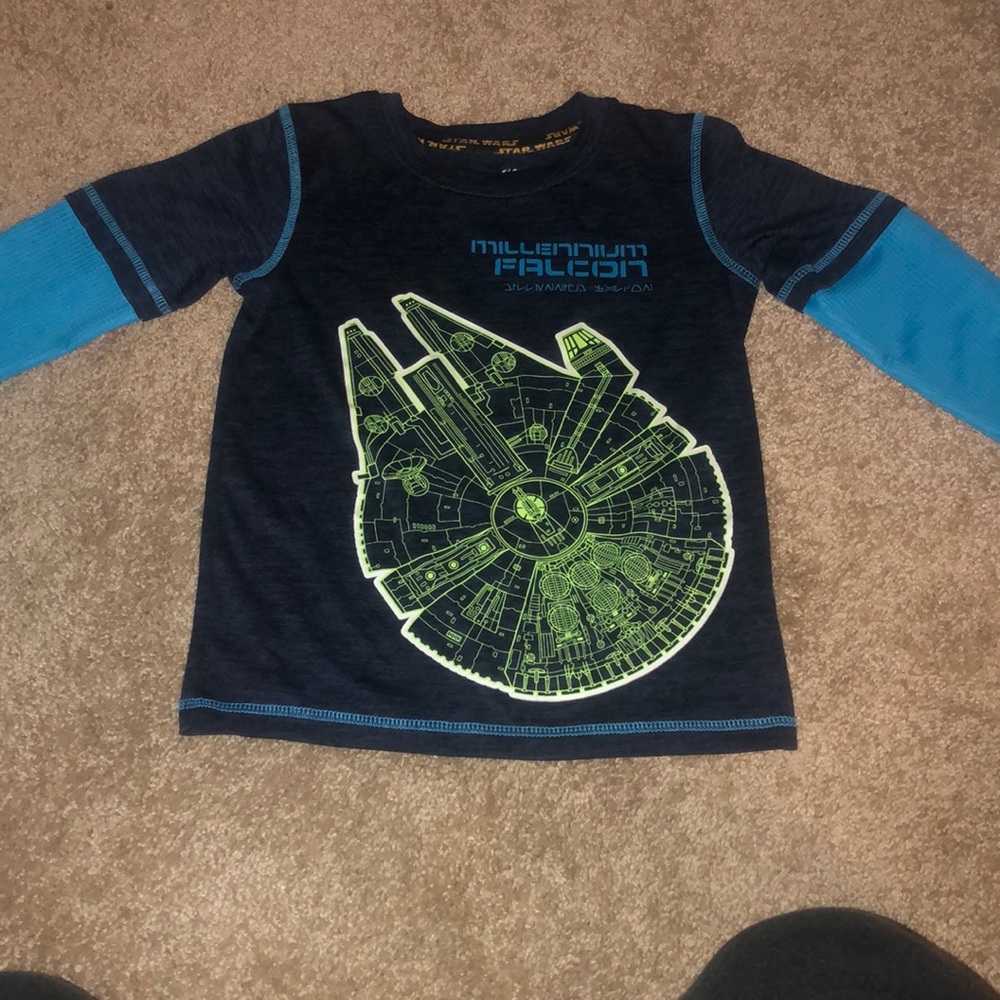 Boys Star Wars Long Sleeve Shirt, sz 4